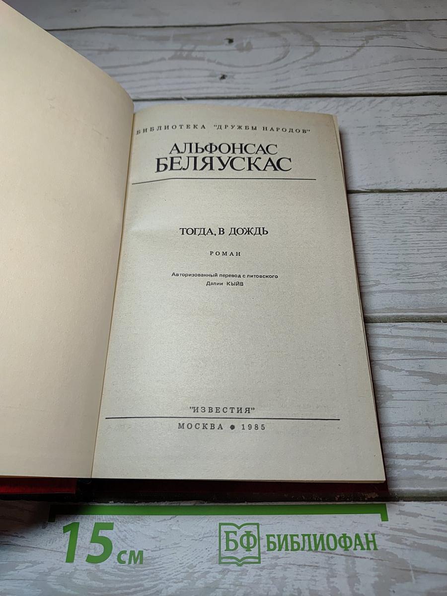 Тогда, в дождь
