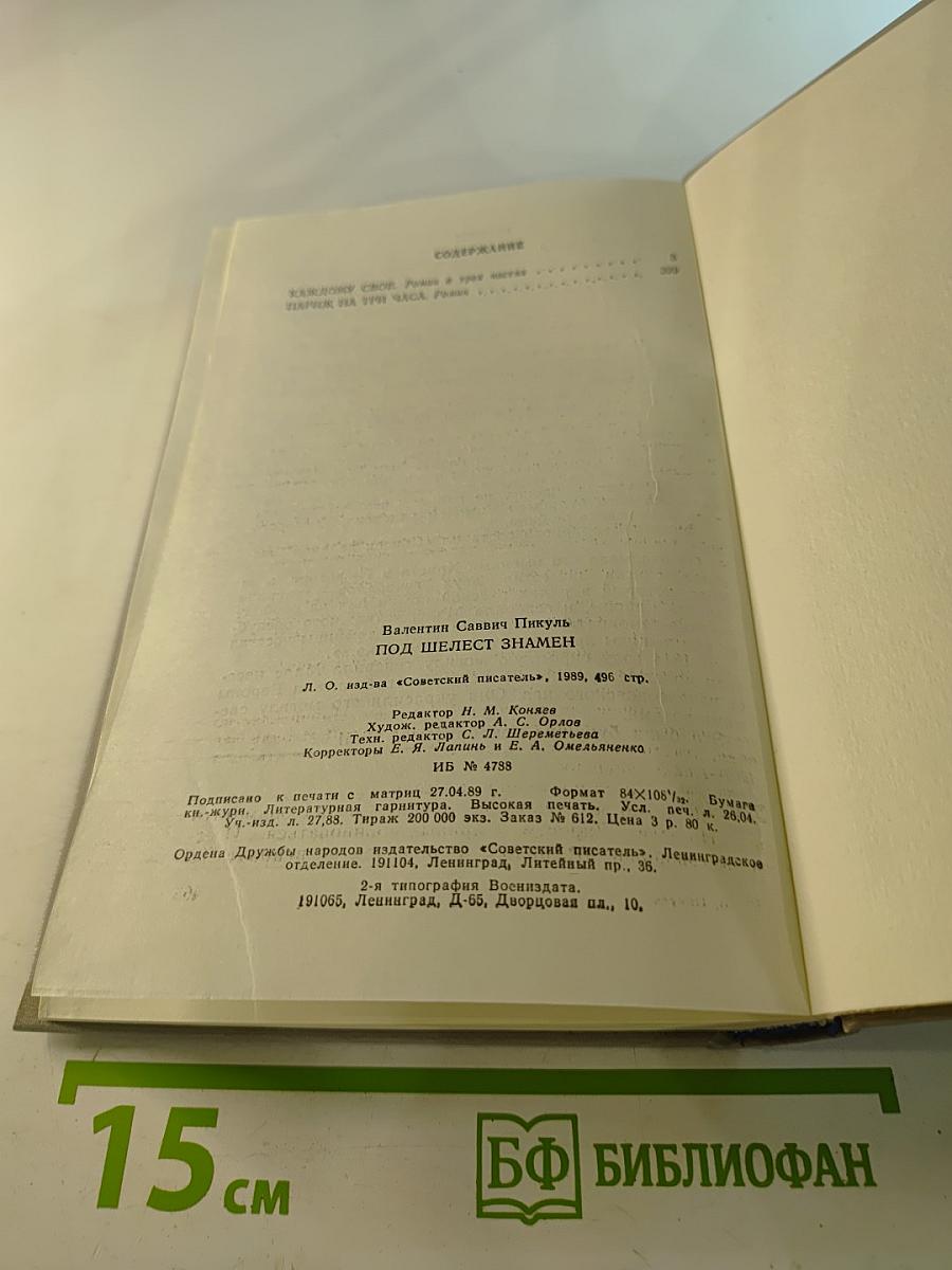 Под шелест знамен