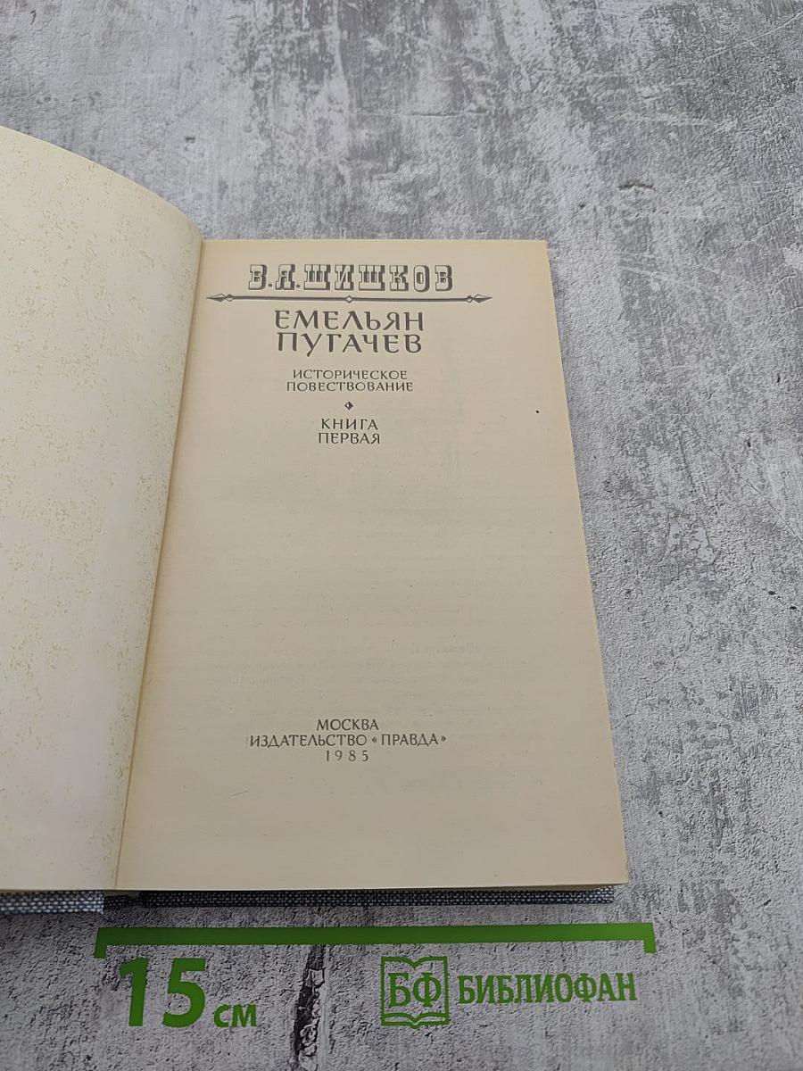 Емельян Пугачев. Историческое повествование. Книга первая