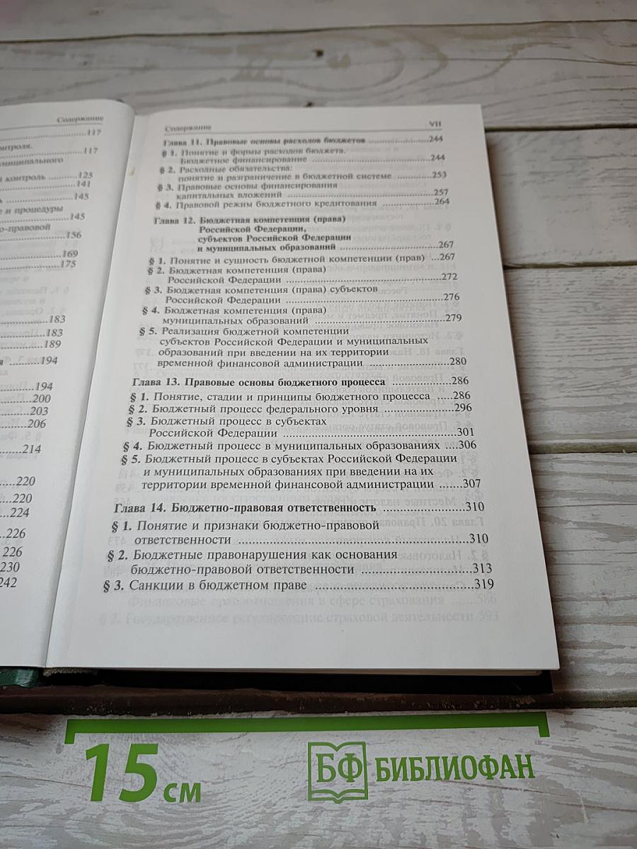 Финансовое право России