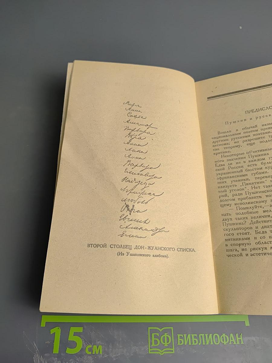 Дон-Жуанский список А. С. Пушкина