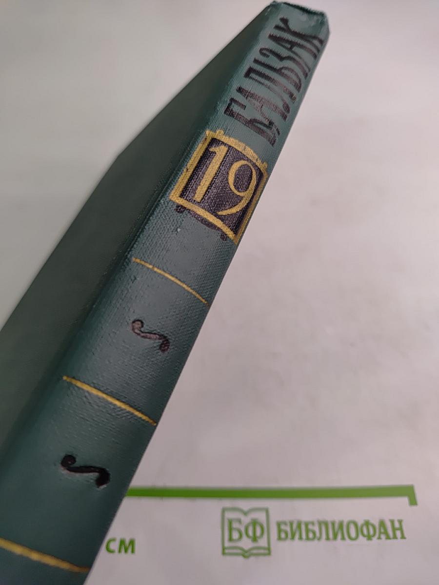 Человеческая комедия. Том 19