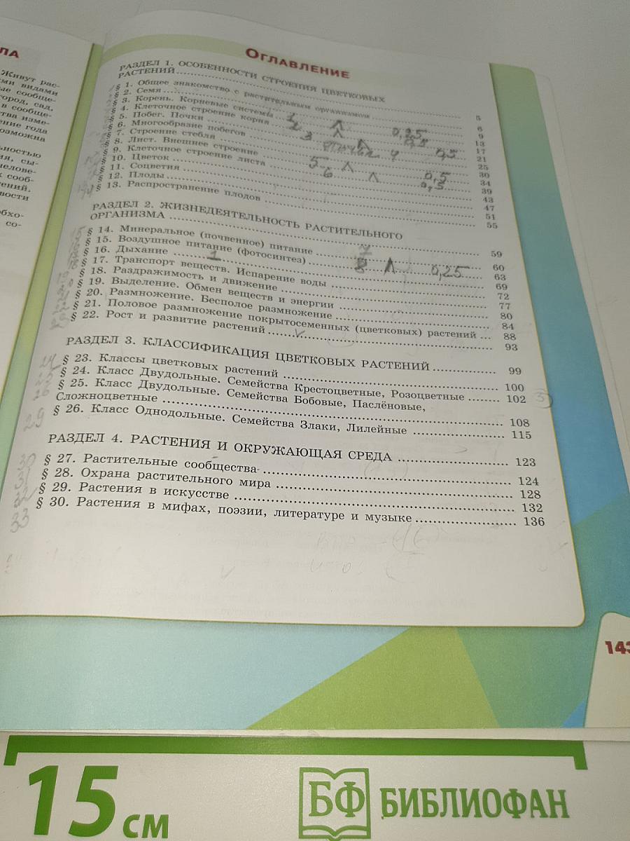 Биология. 6 класс