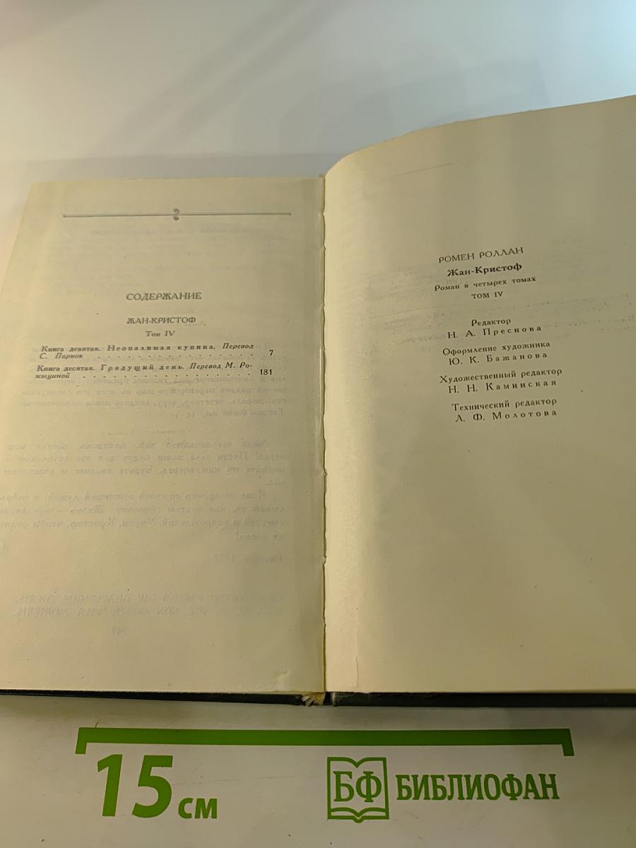 Жан-Кристоф. Том IV