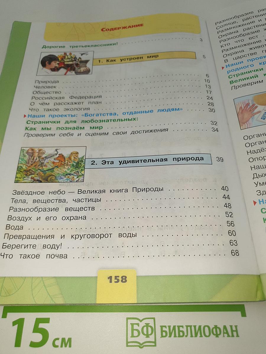 Окружающий мир. 3 класс. Часть 1