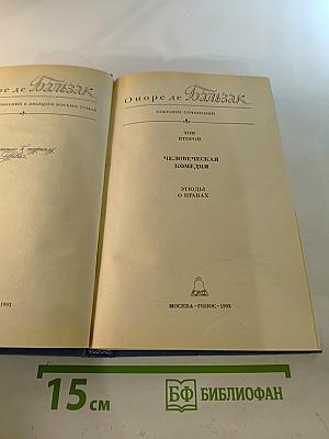 Человеческая комедия. Этюды о нравах. Том 2