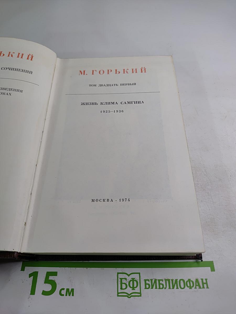 Жизнь Клима Самгина (Том двадцать первый)