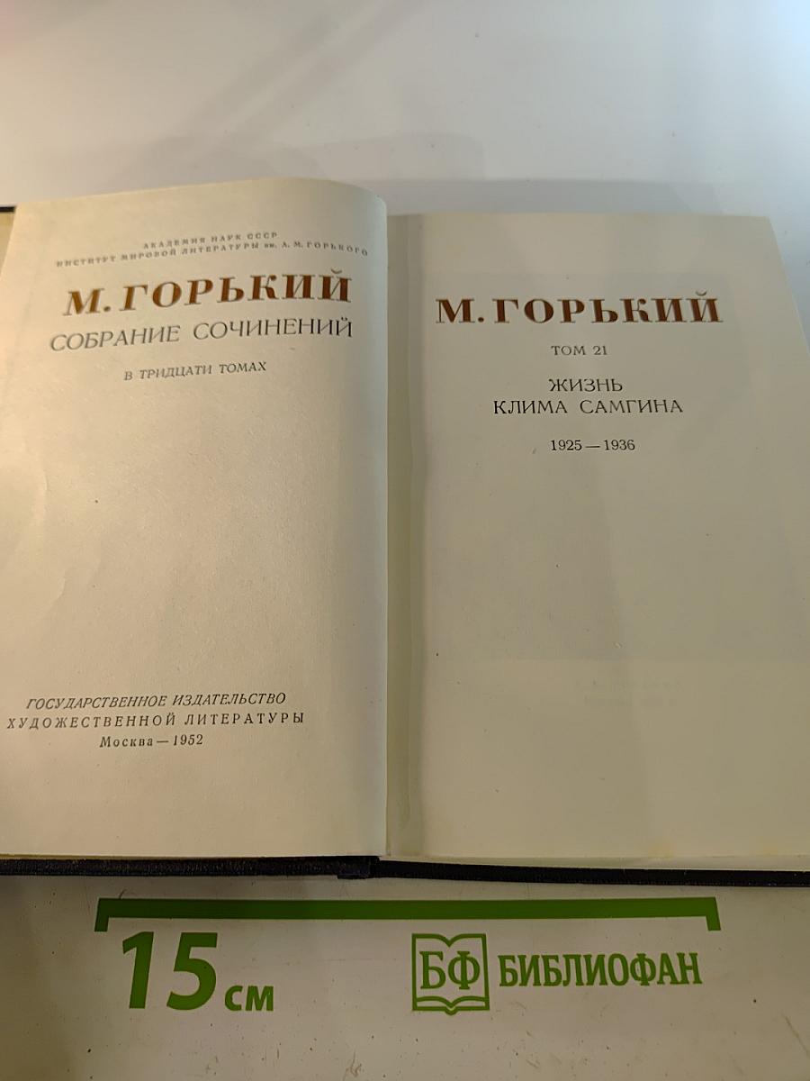 Жизнь Клима Самгина, Том 21