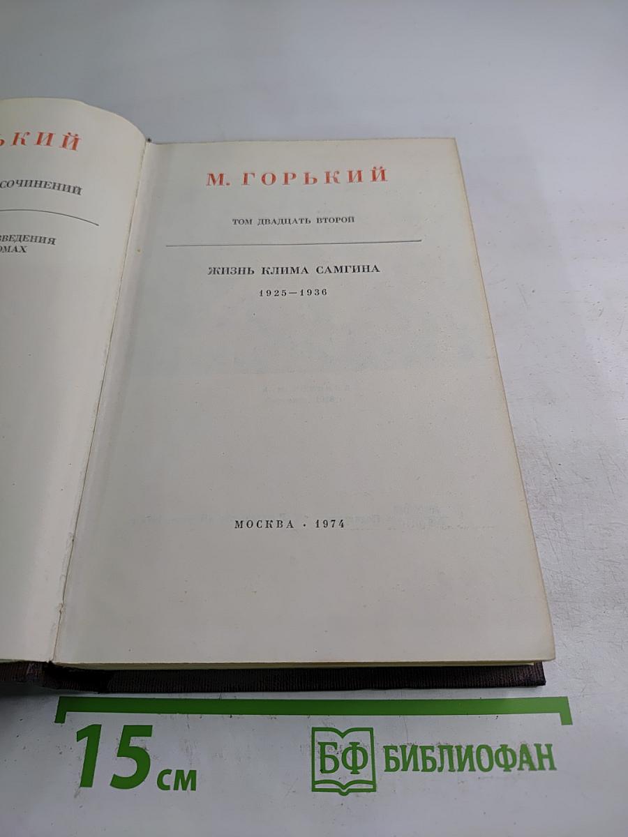 Жизнь Клима Самгина. Том двадцать второй