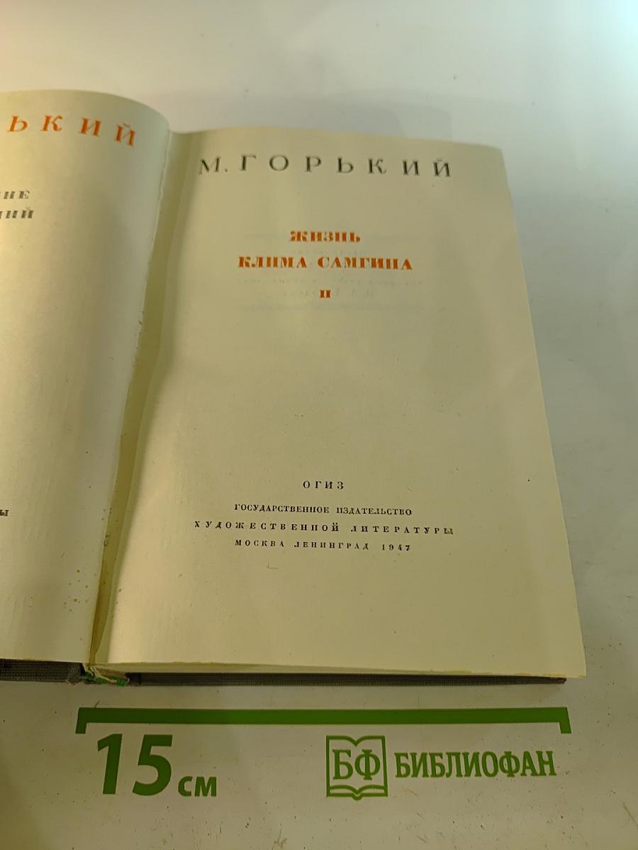 Жизнь Клима Самгина. Часть II