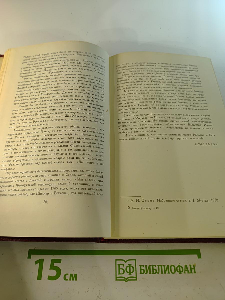 Ромен Роллан. Собрание сочинений. Том двенадцатый. Бетховен. Великие творческие эпохи. Незавершенный собор