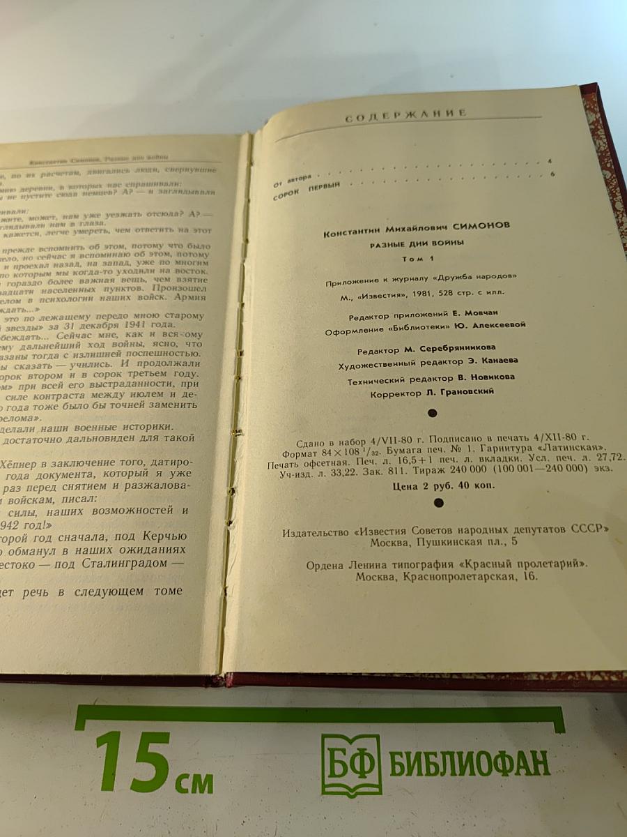 Разные дни войны. Дневник писателя. Том I. 1941 год