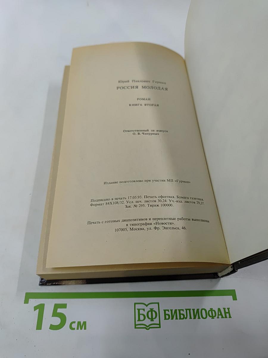 Россия Молодая. Книга вторая