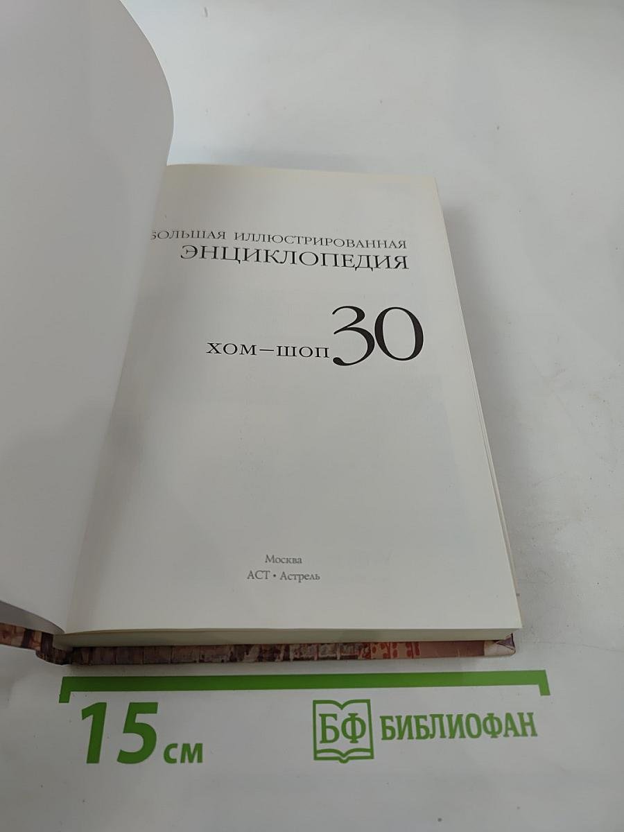 Большая иллюстрированная энциклопедия. Том 30