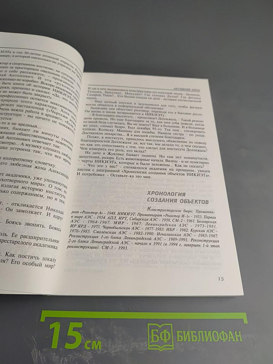 Активная зона. Повесть об атомном институте