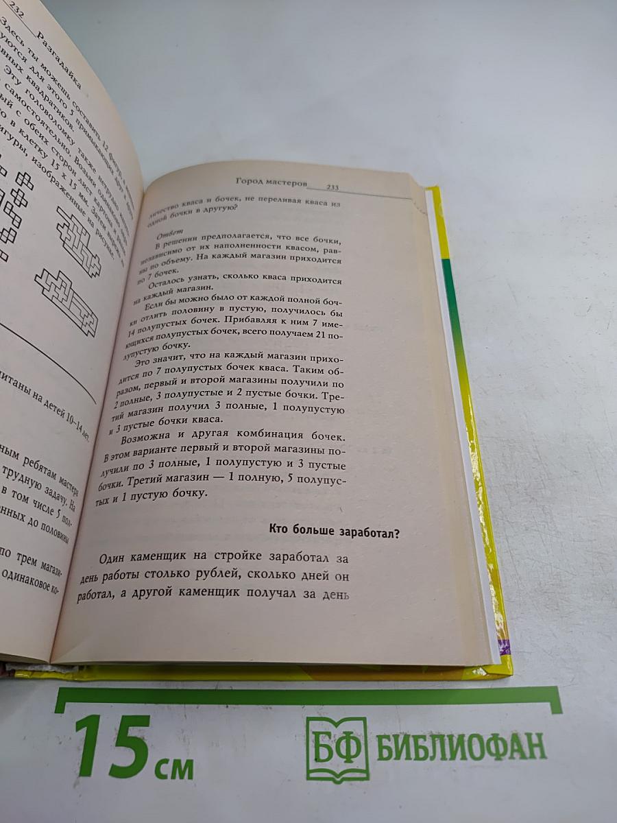 Разгадайка. Книга головоломок для сообразительных мальчиков и девочек