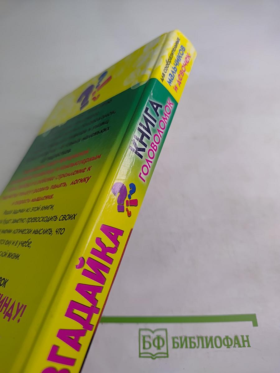 Разгадайка. Книга головоломок для сообразительных мальчиков и девочек