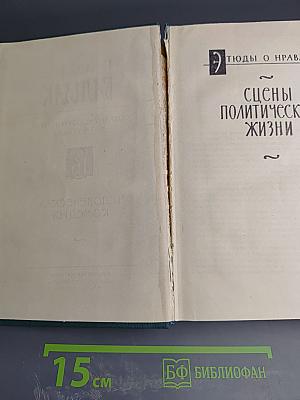 Собрание сочинений в 24 томах. Том XVI. Этюды о нравах. Сцены политической жизни