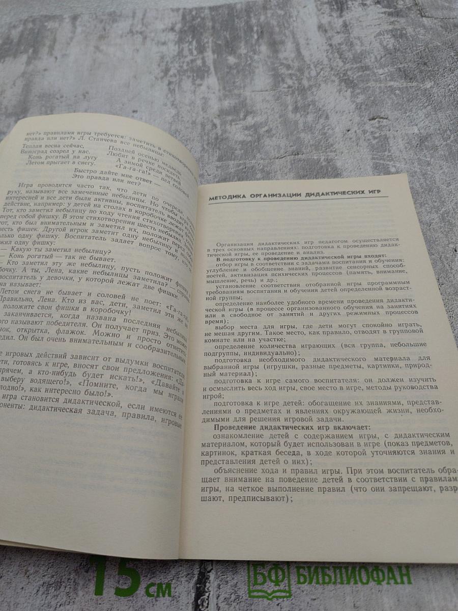 Дидактические игры в детском саду