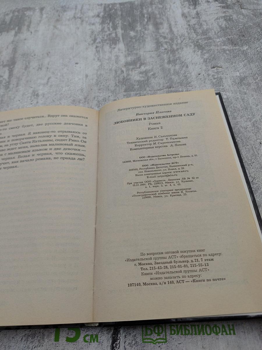 Любовники в заснеженном саду. 2 книга