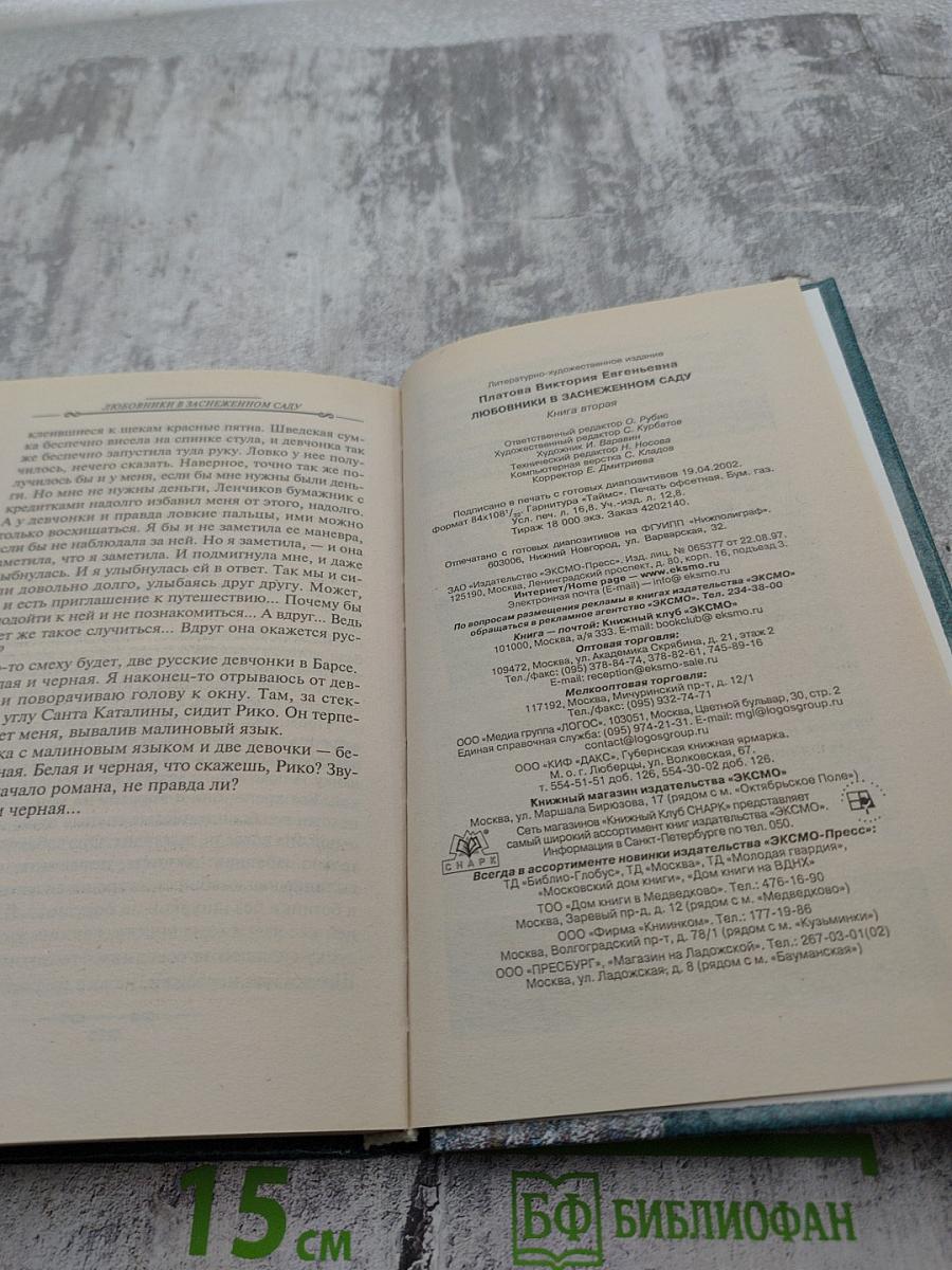 Любовники в заснеженном саду. Книга вторая