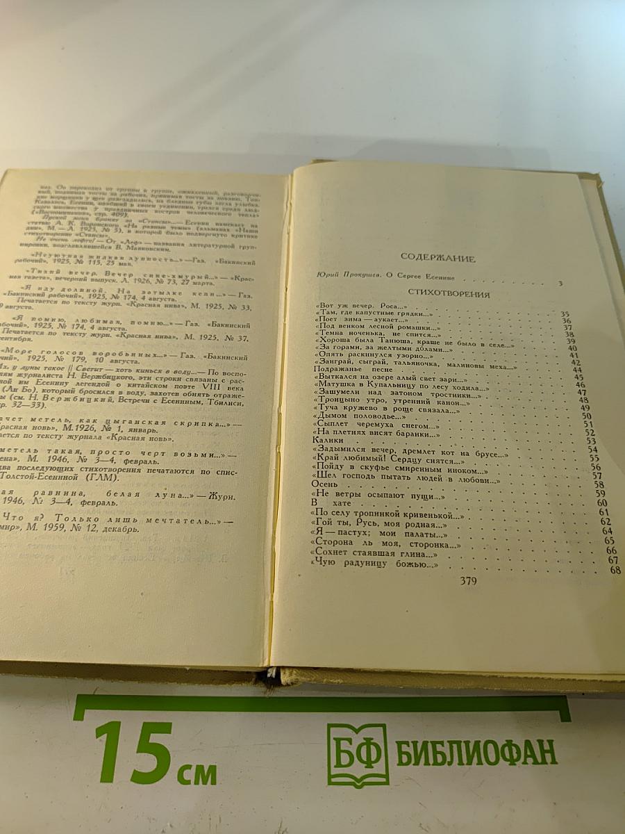 Сергей Есенин. Собрание сочинений в трех томах. Том 1