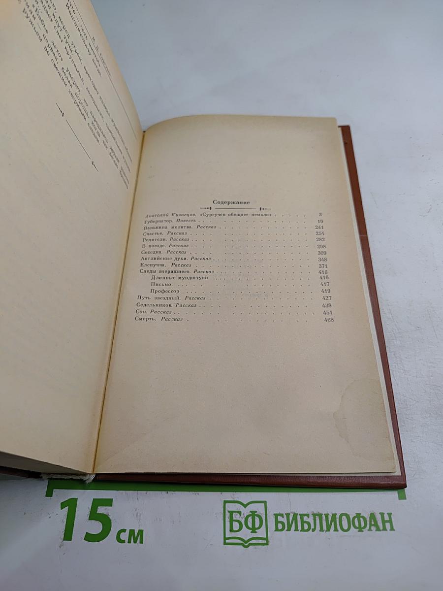 Губернатор. Повесть, рассказы