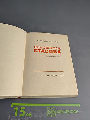 Елена Дмитриевна Стасова (Биографический очерк)