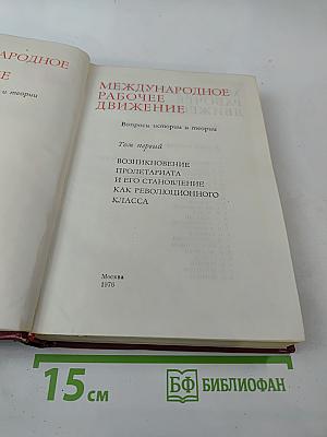 Международное рабочее движение. Вопросы истории и теории. Том первый: Возникновение пролетариата и его становление как революционного класса