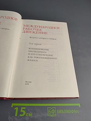 Международное рабочее движение. Вопросы истории и теории. Том 1
