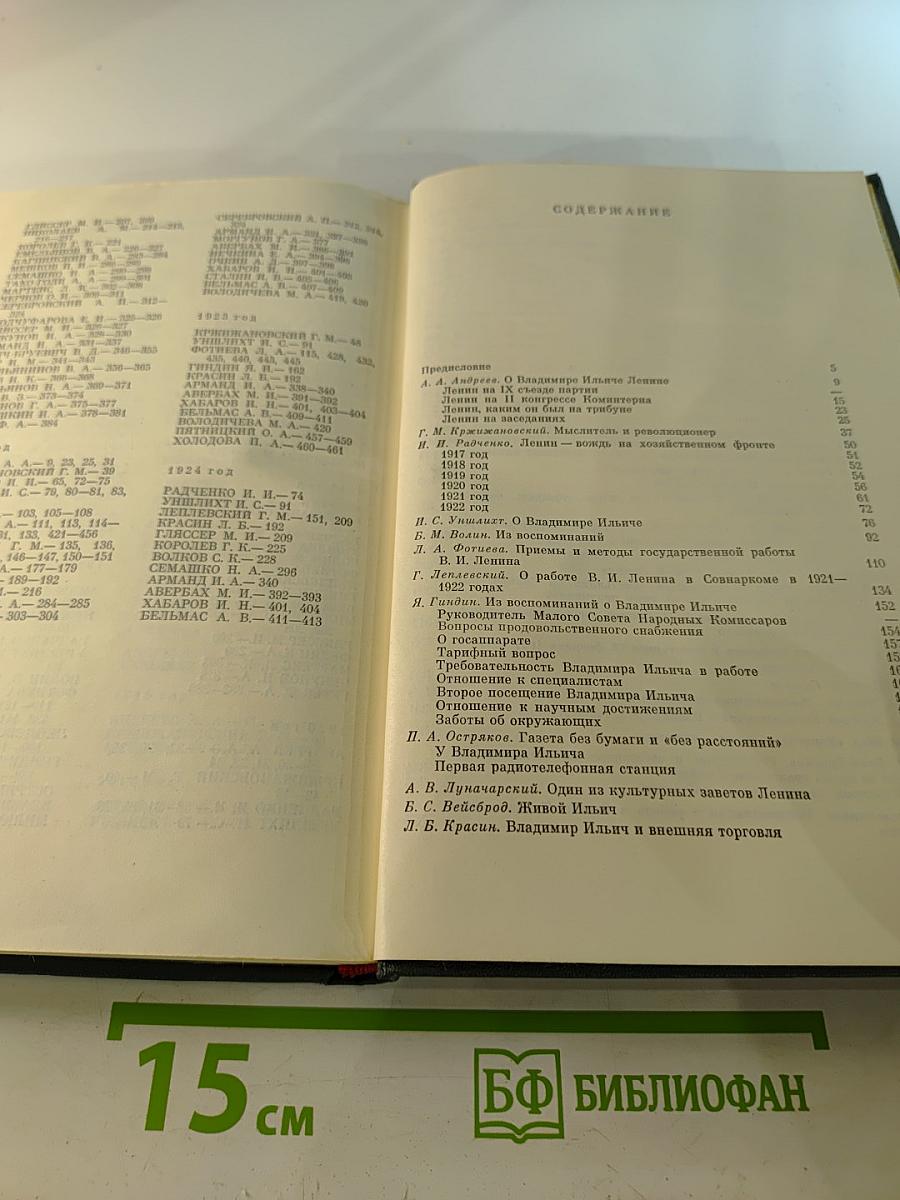 Воспоминания о Владимире Ильиче Ленине. Том четвёртый