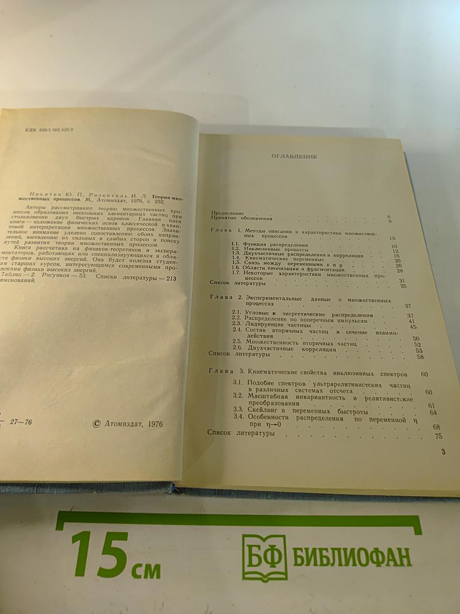 Теория множественных процессов