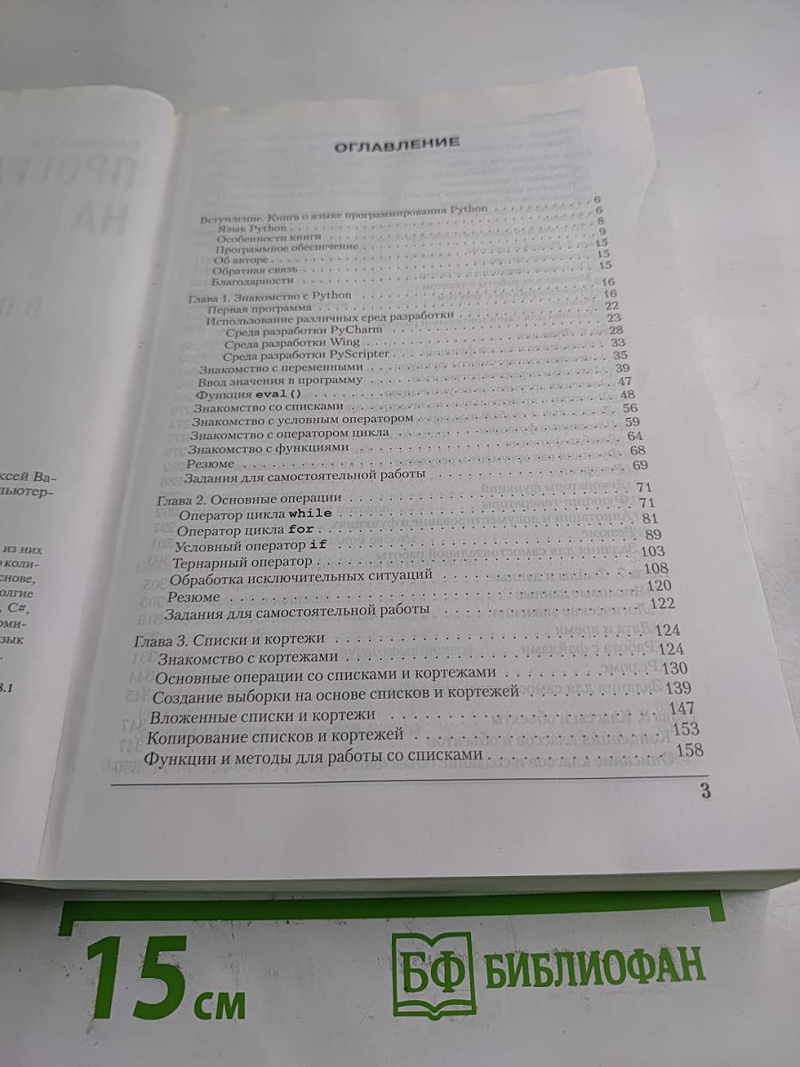 Программирование на python в примерах и задачах