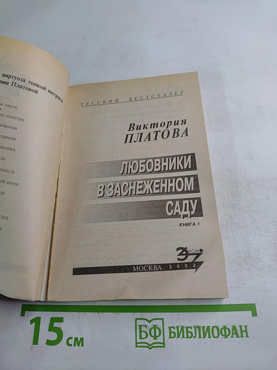 Любовники в заснеженном саду. Книга 1