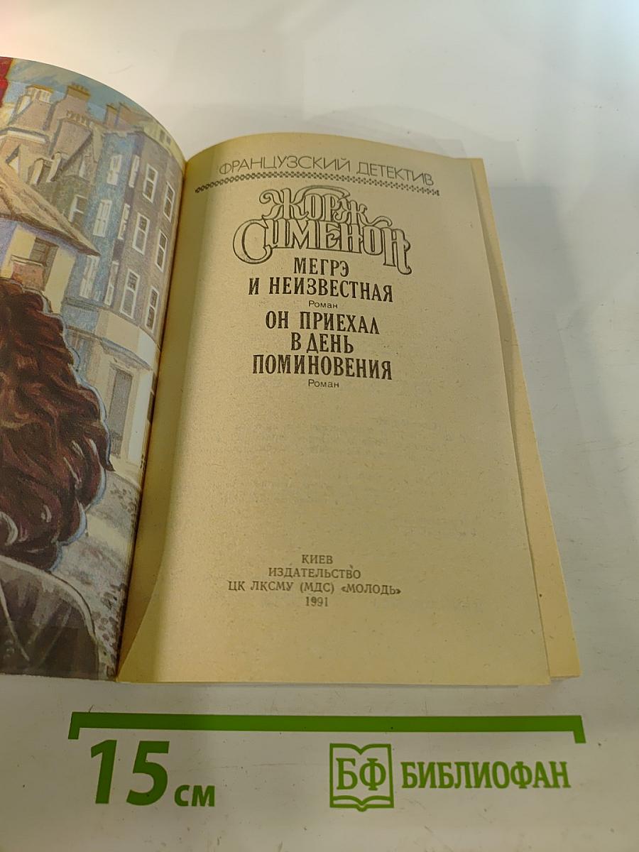 Французский детектив. Мегрэ и неизвестная. Он приехал в день поминовения