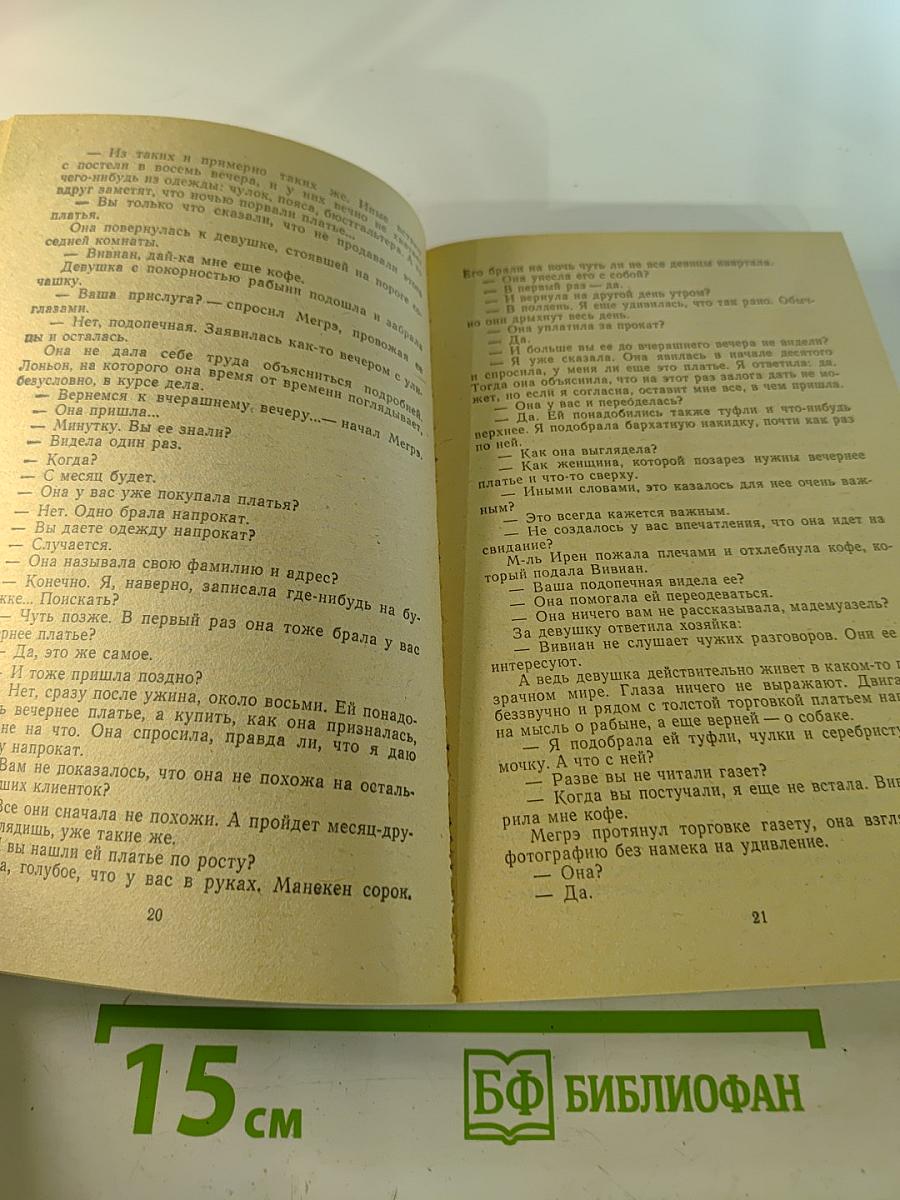 Французский детектив. Мегрэ и неизвестная. Он приехал в день поминовения