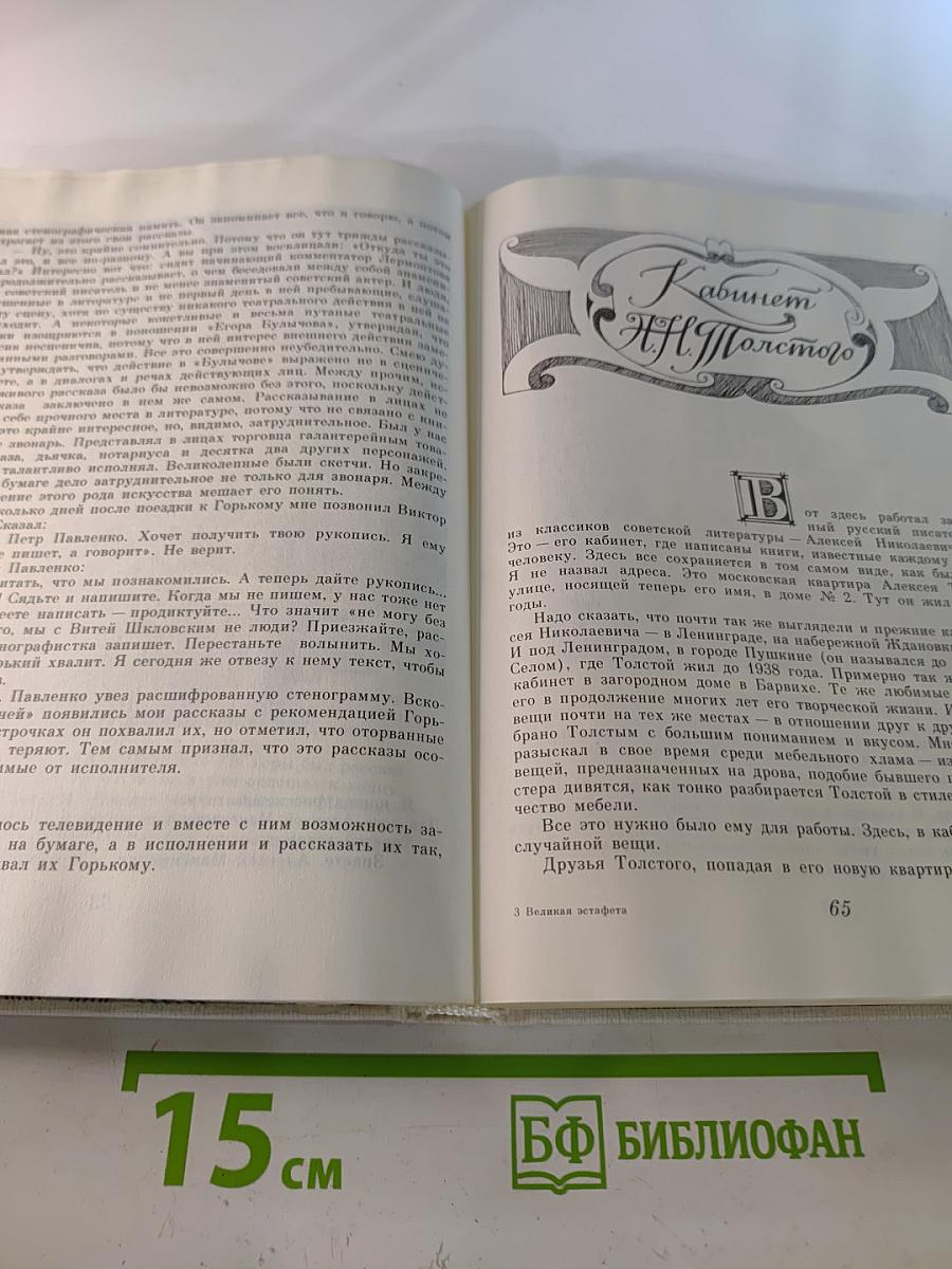 Великая эстафета. Воспоминания. Беседы