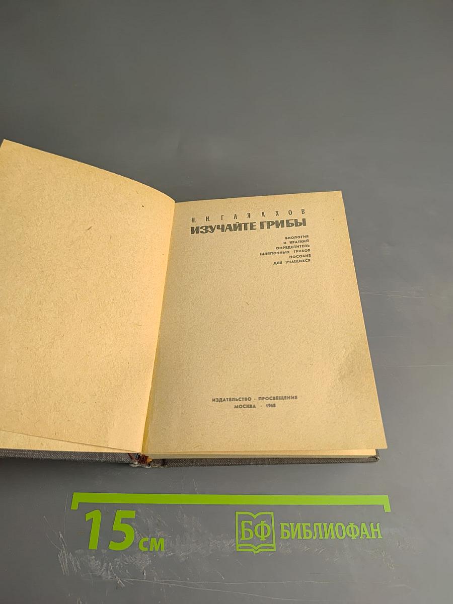 Изучайте грибы