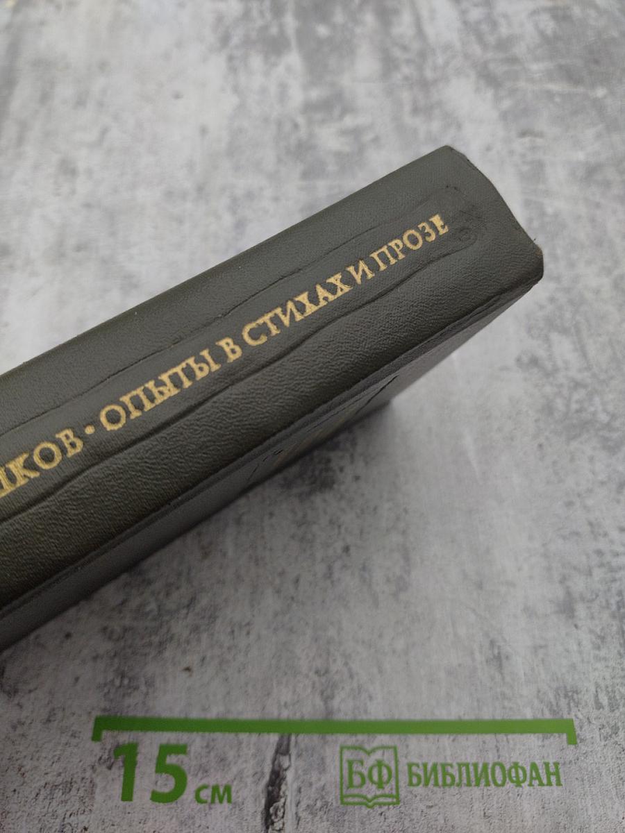 Опыты в стихах и прозе