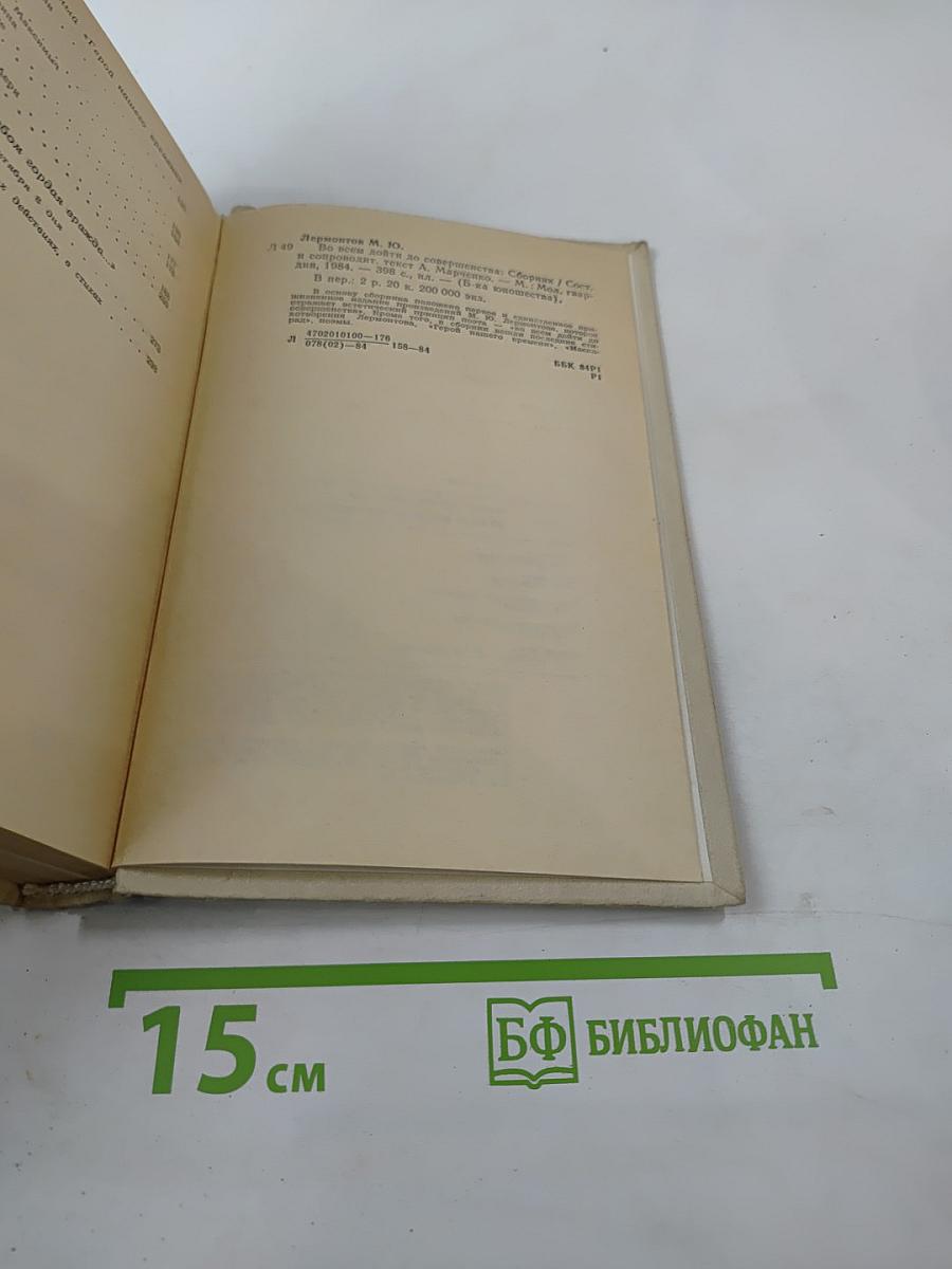 Во всем дойти до совершенства