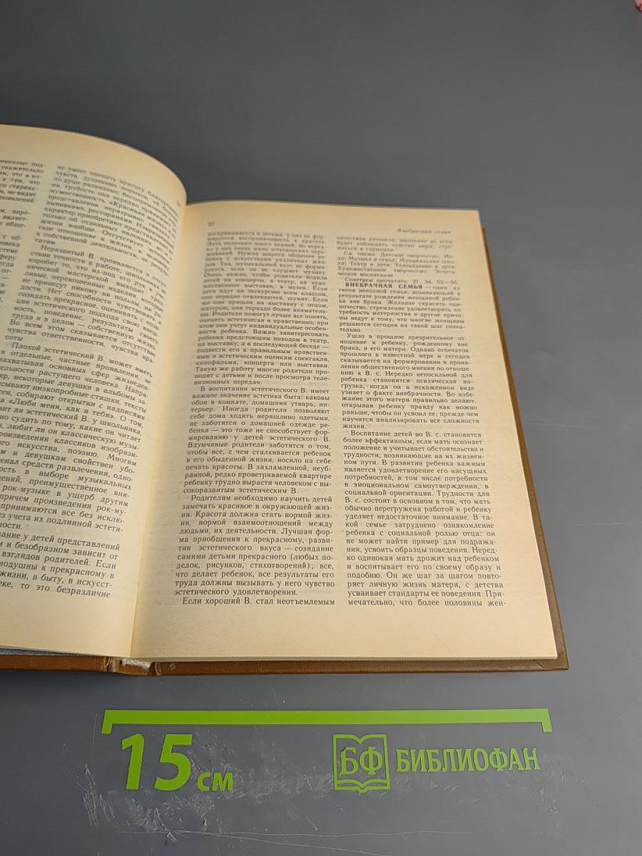 Семейное воспитание. Краткий словарь