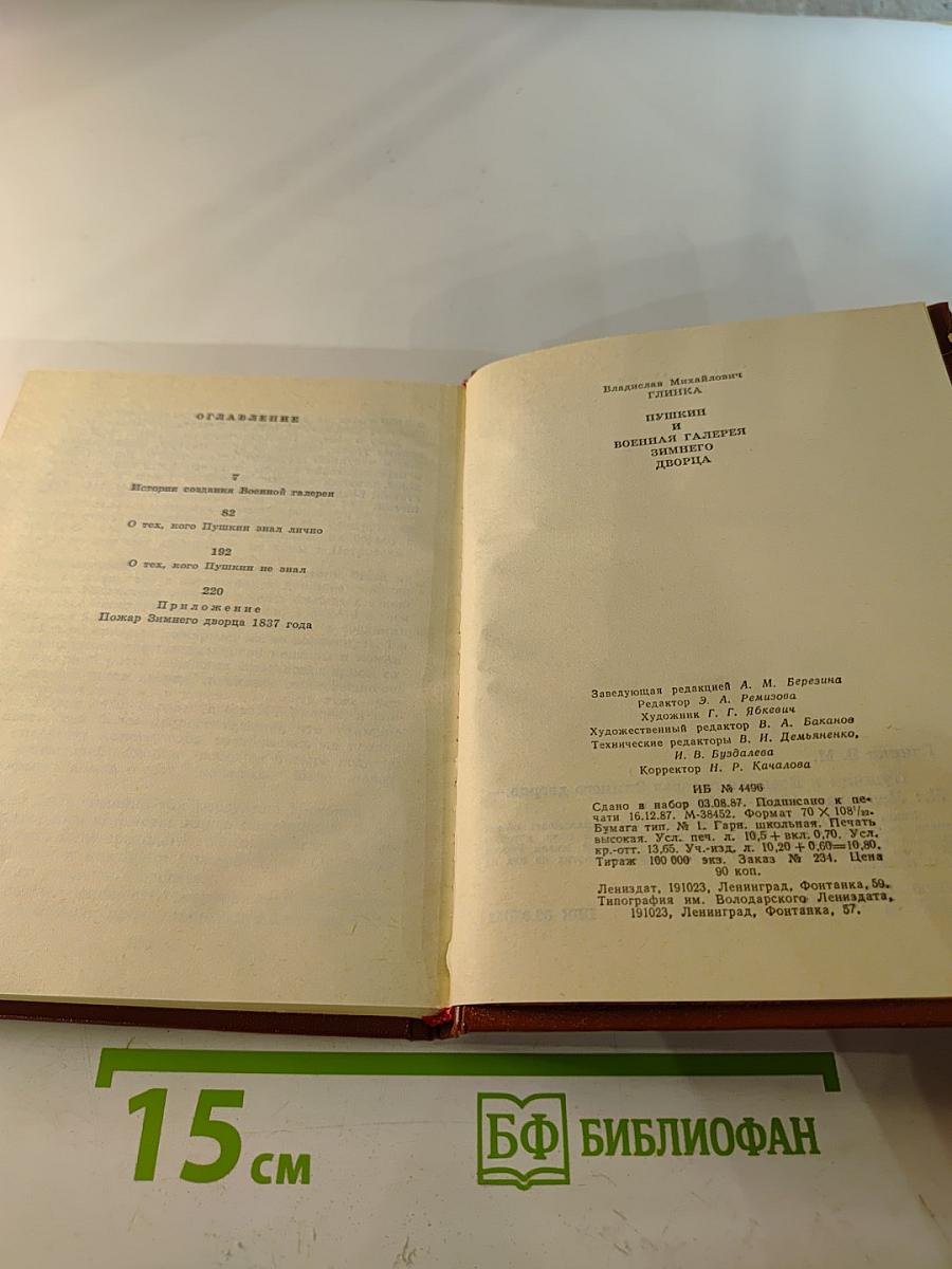 Пушкин и Военная галерея Зимнего дворца