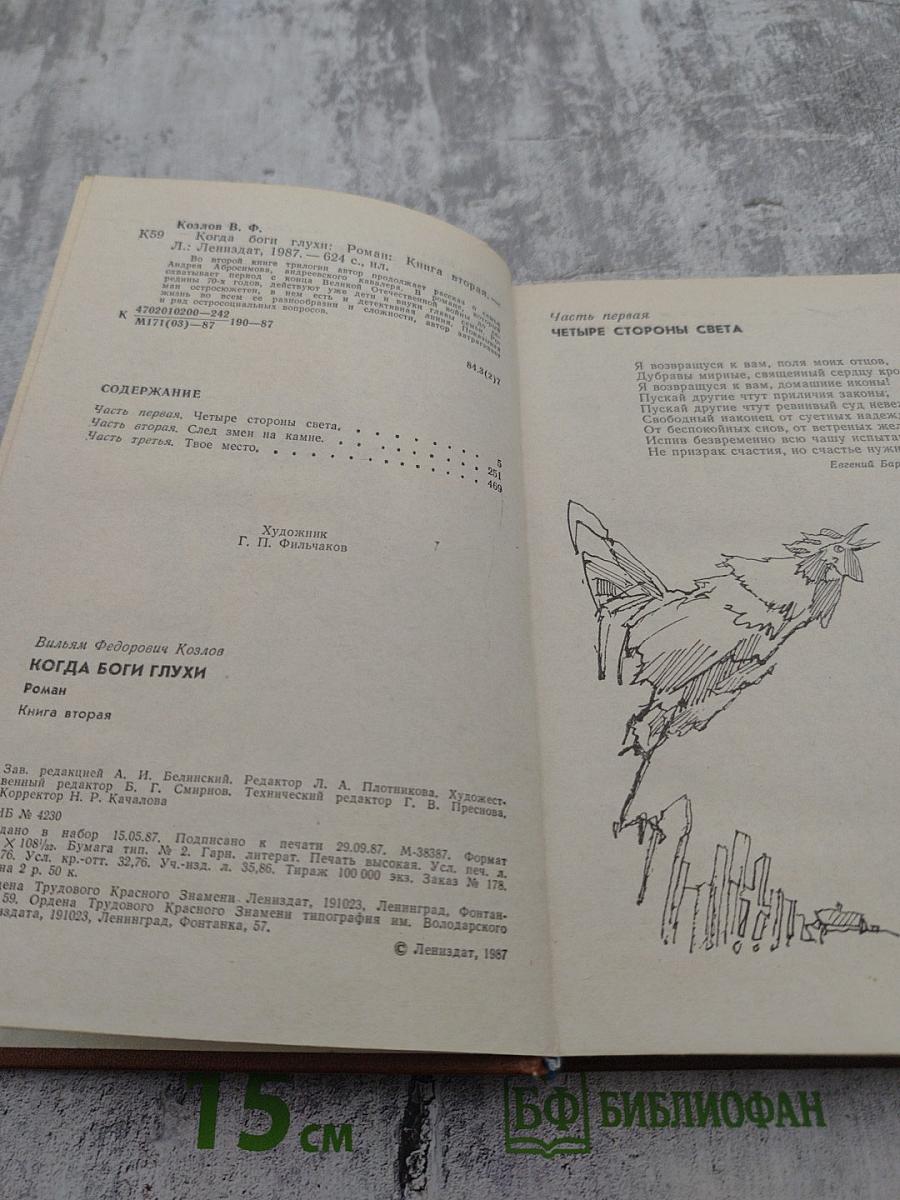 Когда боги глухи. Книга вторая