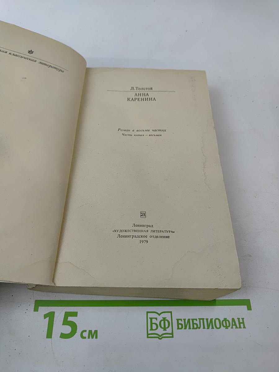 Анна Каренина. Части 5-8.