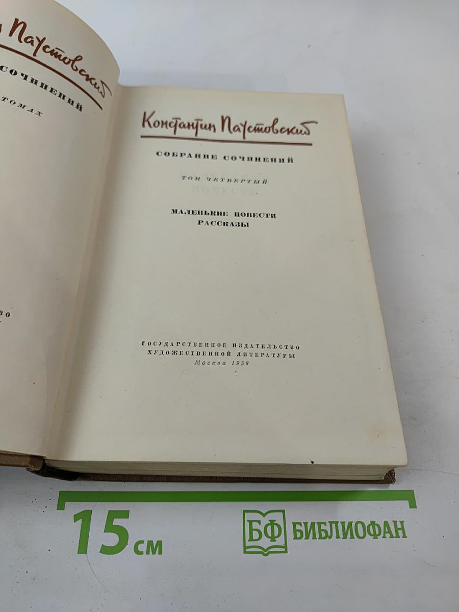 Собрание сочинений. Том четвертый. Маленькие повести. Рассказы