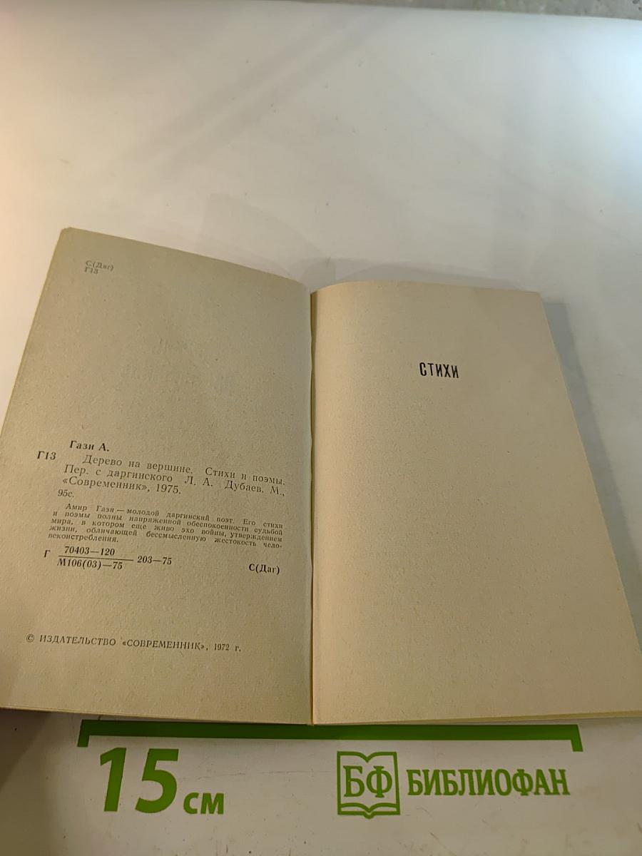 Дерево на вершине