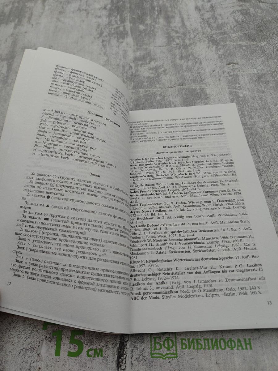 Словарь немецких личных имен