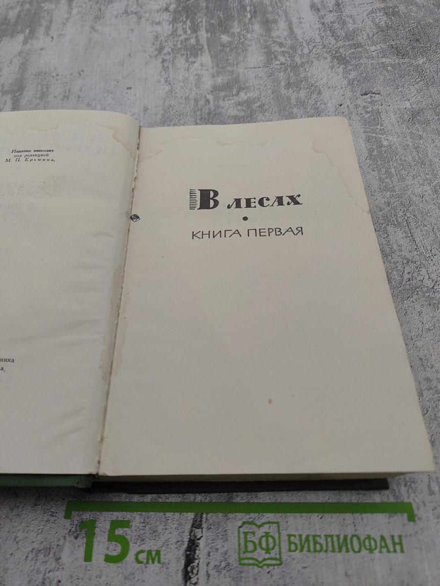 Собрание сочинений в шести томах. Том 2. В Лесах. Книга первая