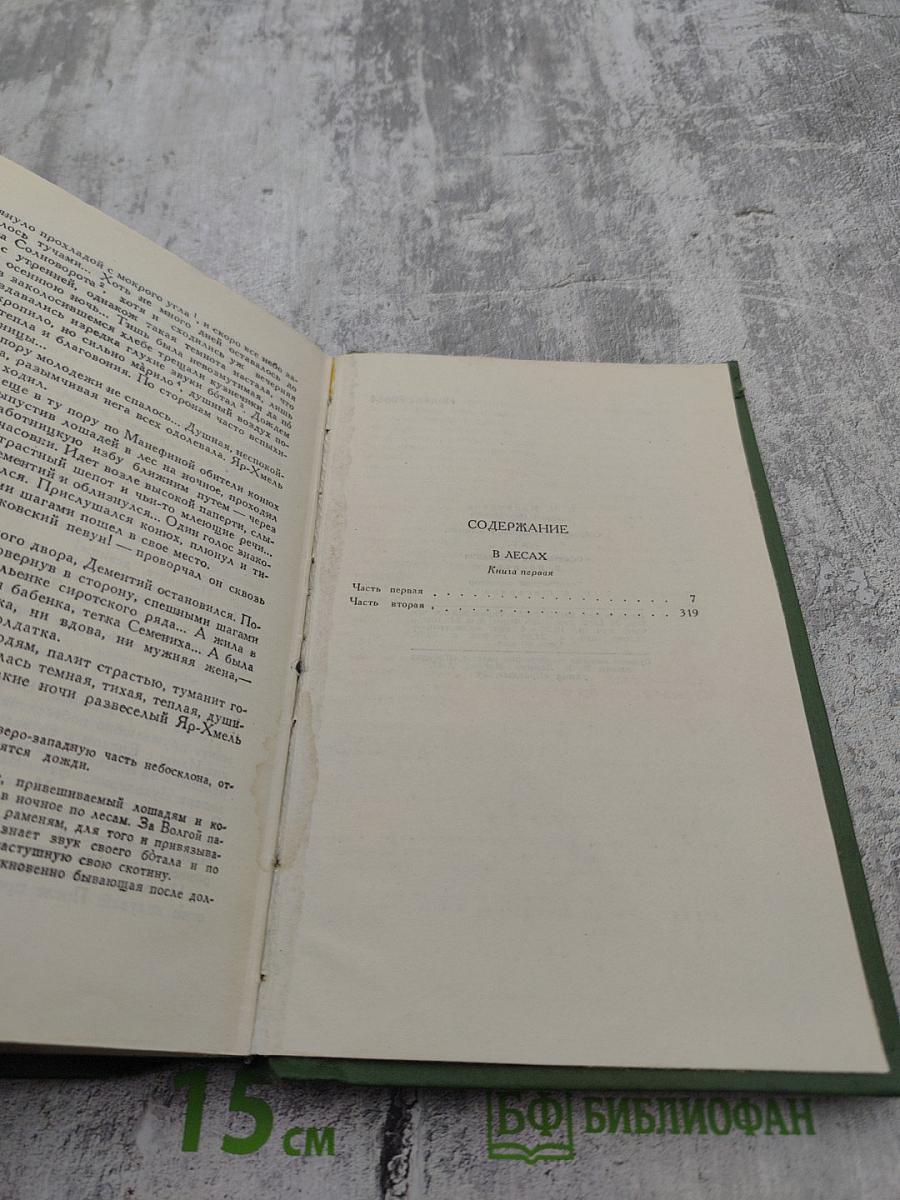 Собрание сочинений в шести томах. Том 2. В Лесах. Книга первая