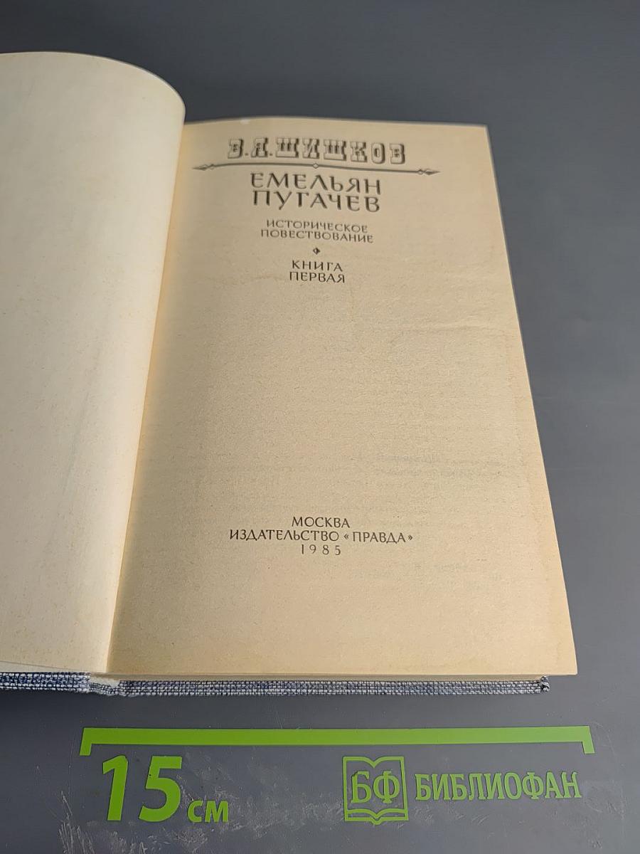 Емельян Пугачев. Историческое повествование. Книга первая